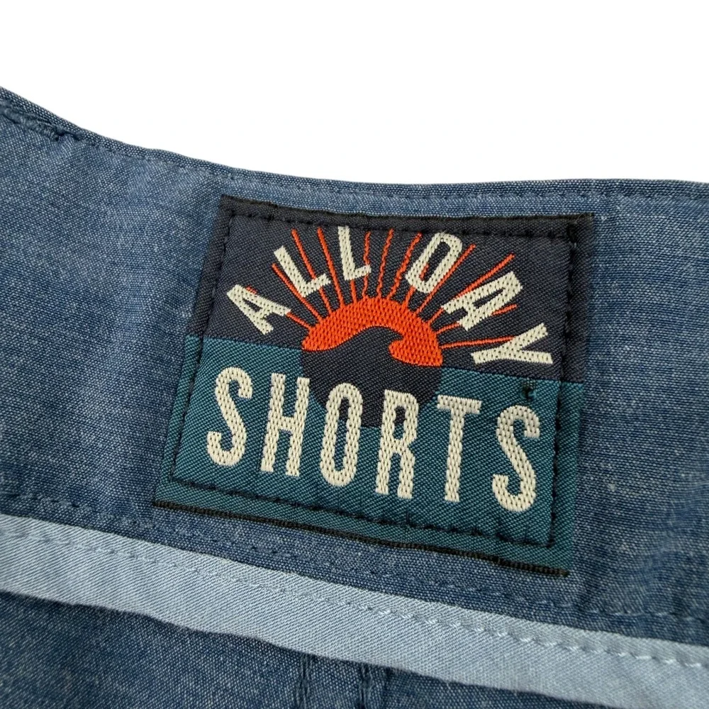 Faherty All Day Shorts Mens 40‎ Blue Heather Hybrid Stretch Quick Dry 9